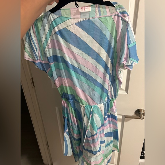 Pucci iride-print cotton mini dress - Picture 7 of 13